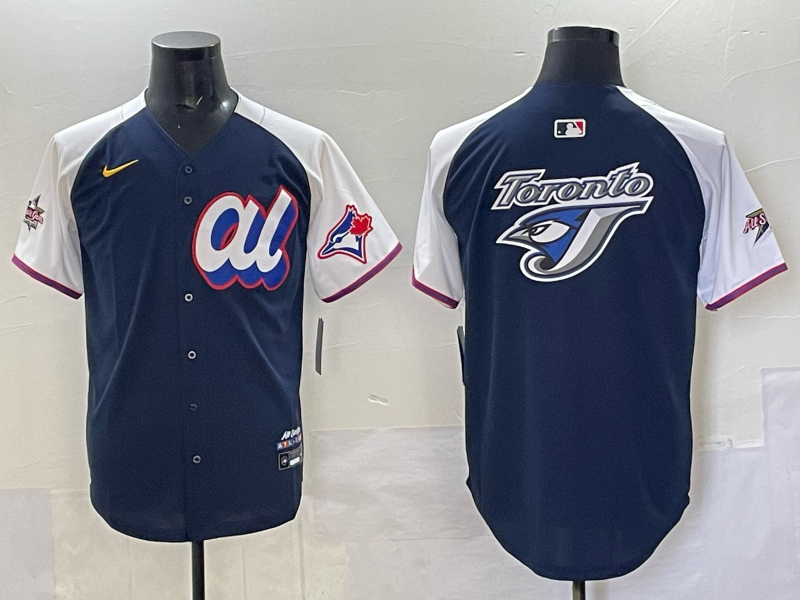 Men 2025 Toronto Blue Jays blank Blue Nike MLB All Star Jersey 002->women nfl jersey->Women Jersey